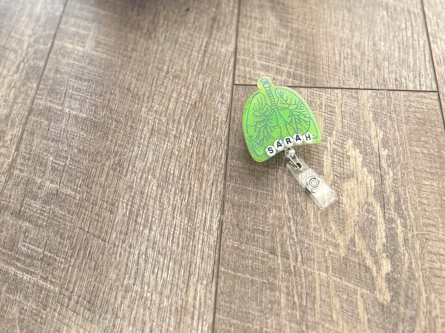 Lung Custom Badge Reel