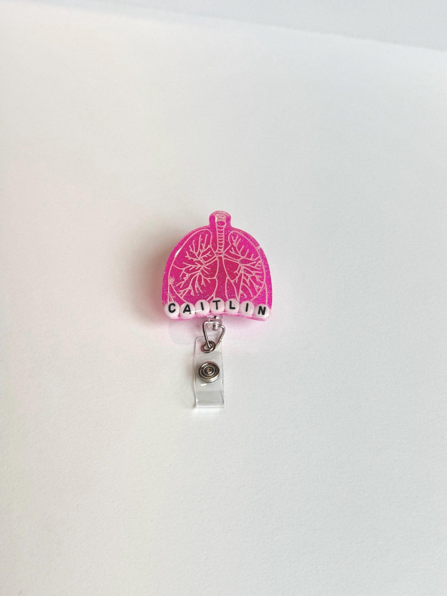 Lung Custom Badge Reel