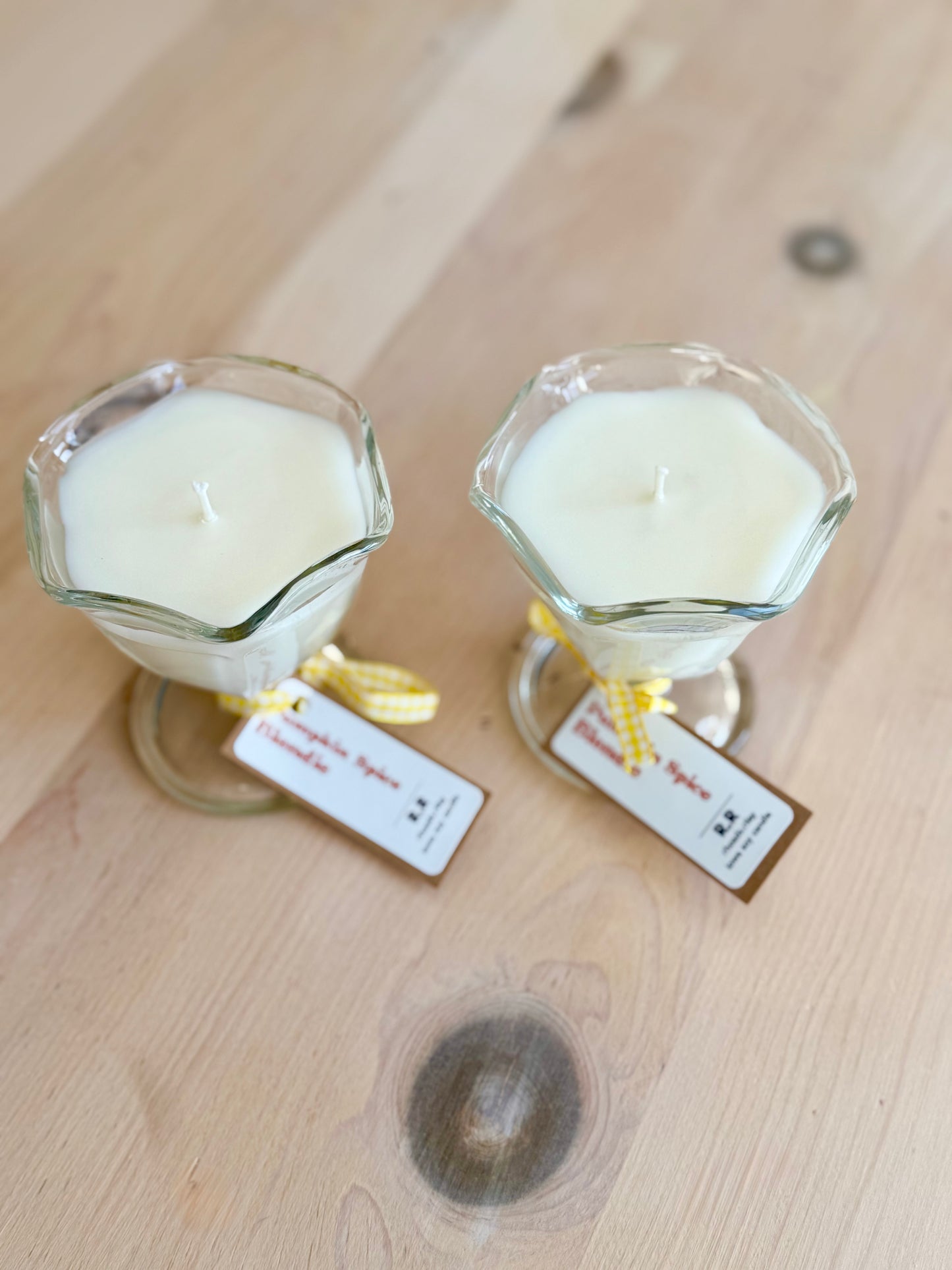 Tall Dessert Cup Candles - Pumpkin Spice Blondie