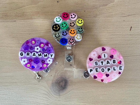 Round Custom Badge Reel