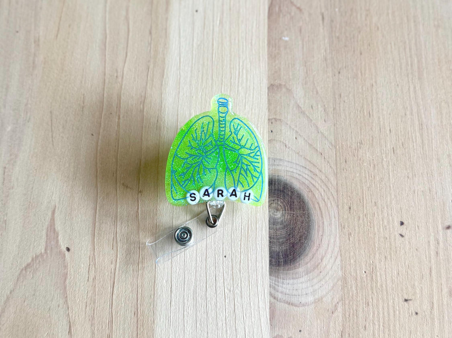 Lung Custom Badge Reel