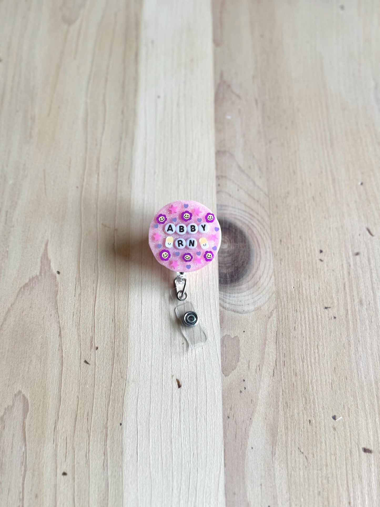 Round Custom Badge Reel