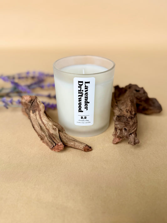 Lavender Driftwood Candles