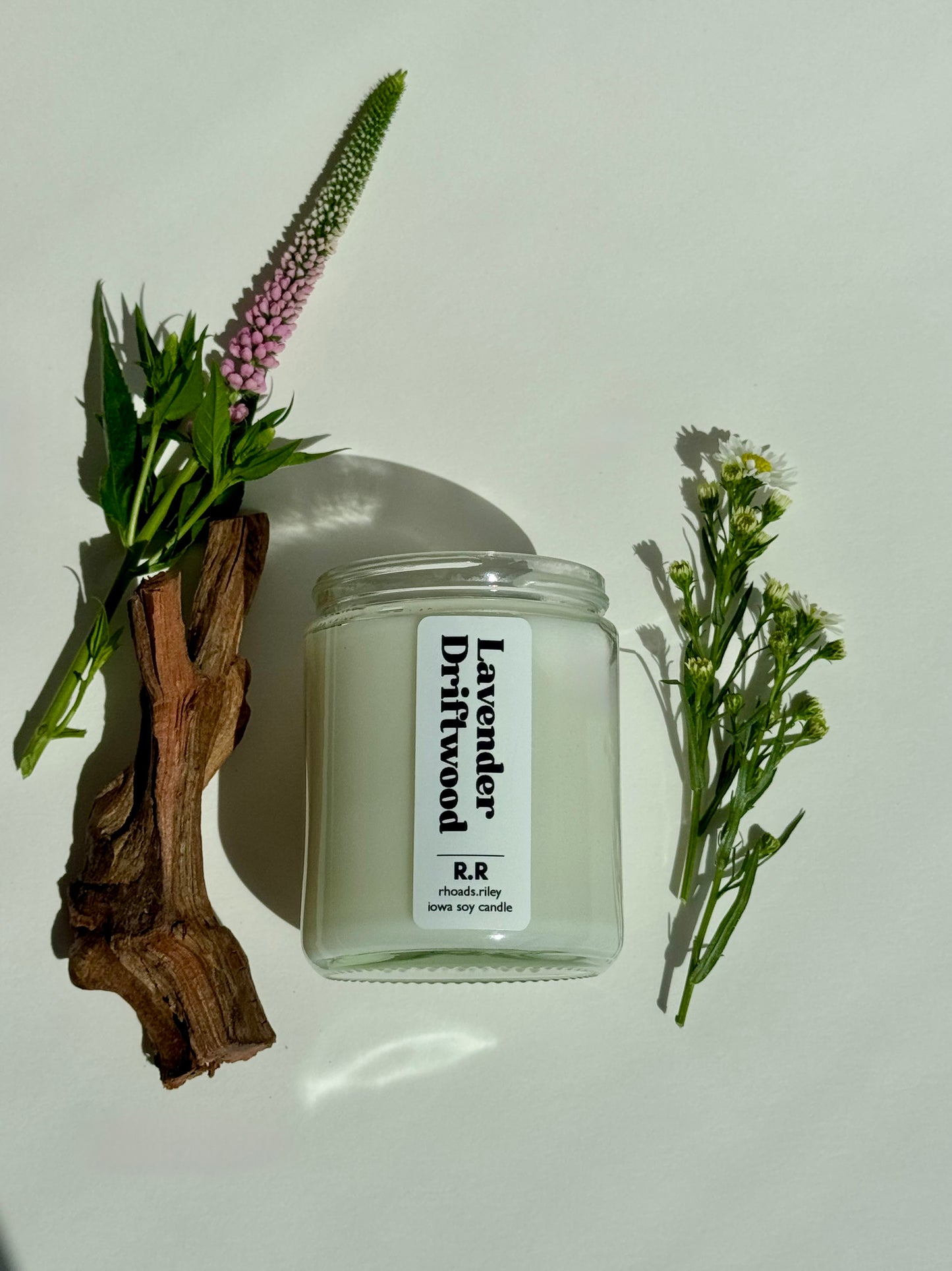 Lavender Driftwood Candles