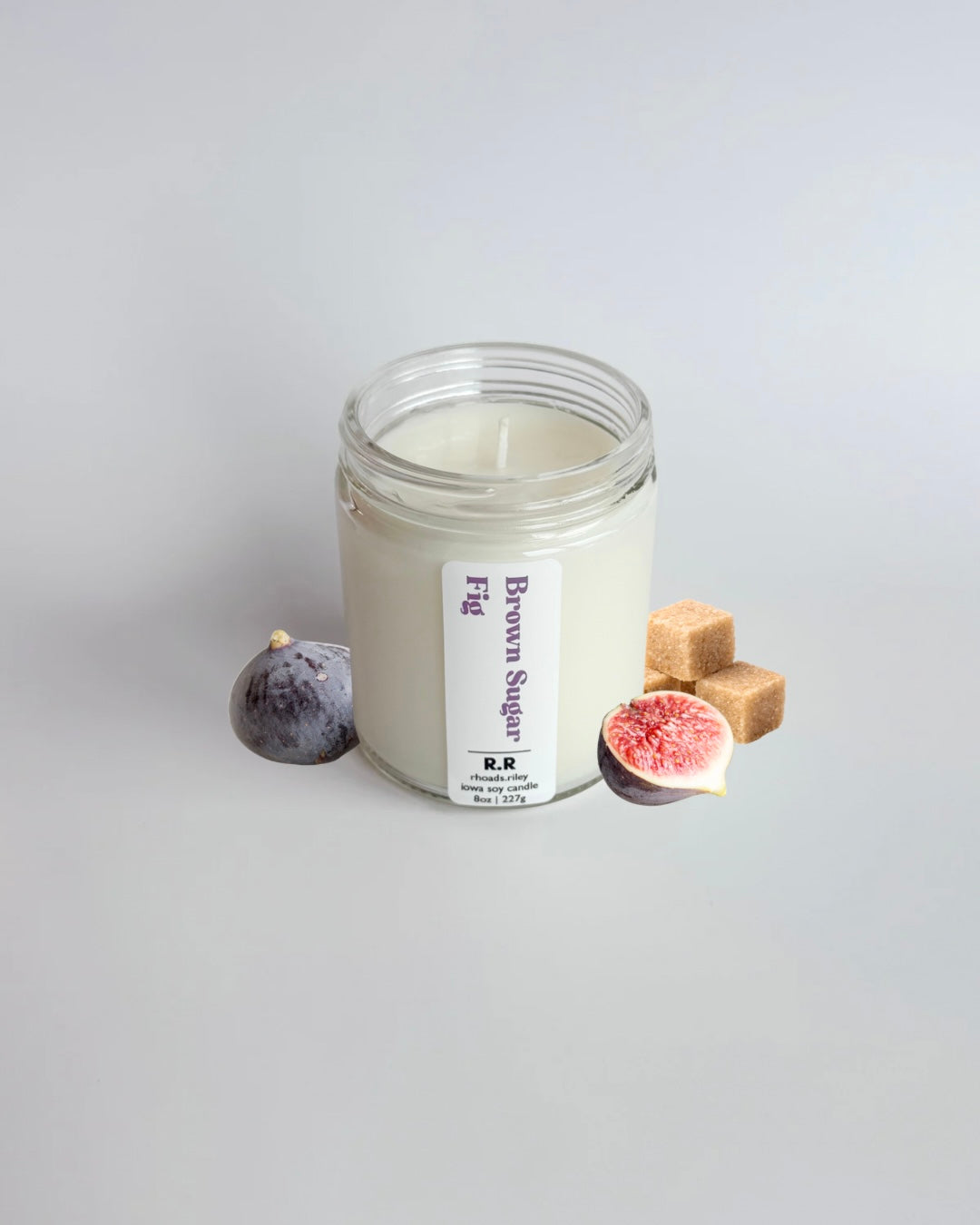 Brown Sugar Fig 8 oz Candle | Soy Candle