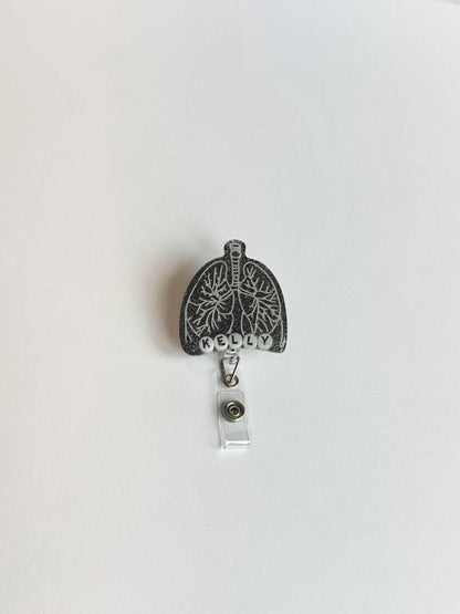 Lung Custom Badge Reel