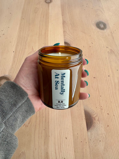 Mentally At Sea Candle