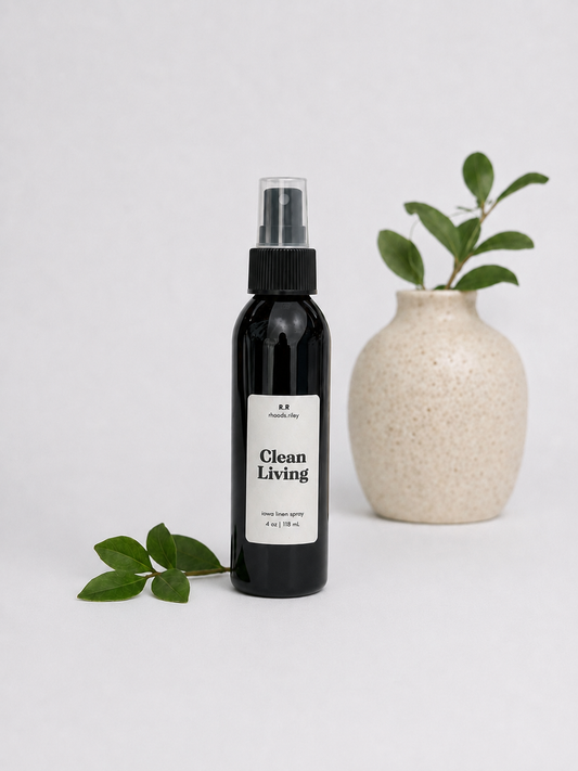 Clean Living Linen Spray - 4 oz | Odor Eliminator