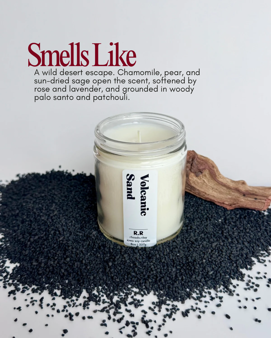 Volcanic Sands 8 oz Soy Candle