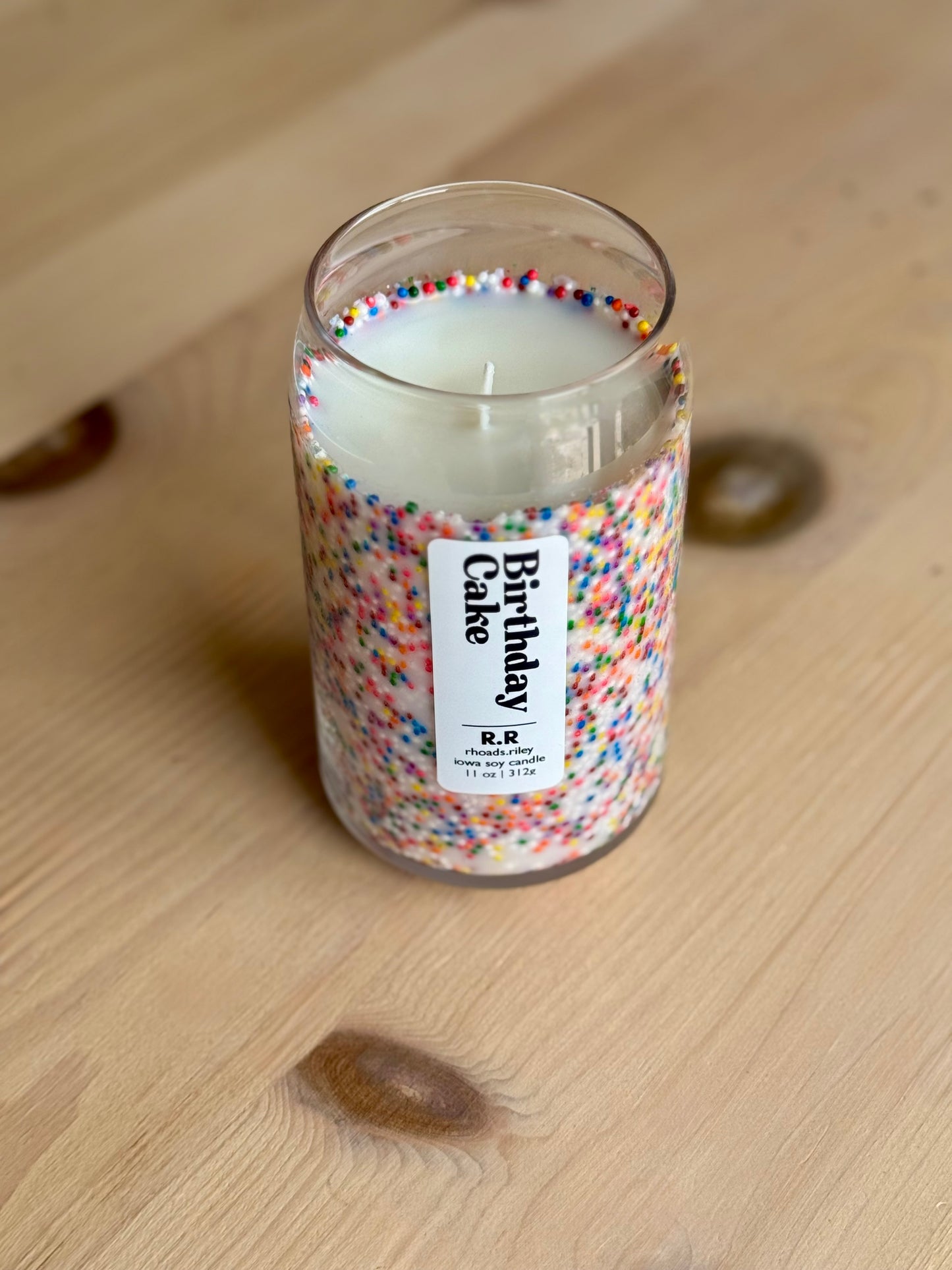 Birthday Cake - 11 oz Soy Candle | Sprinkle Candle