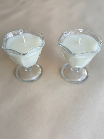 Tall Dessert Cup Candles - Pumpkin Spice Blondie