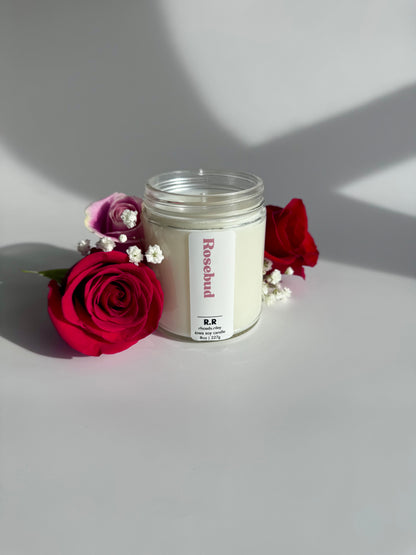 Rosebud 8 oz Candle | Soy Candle