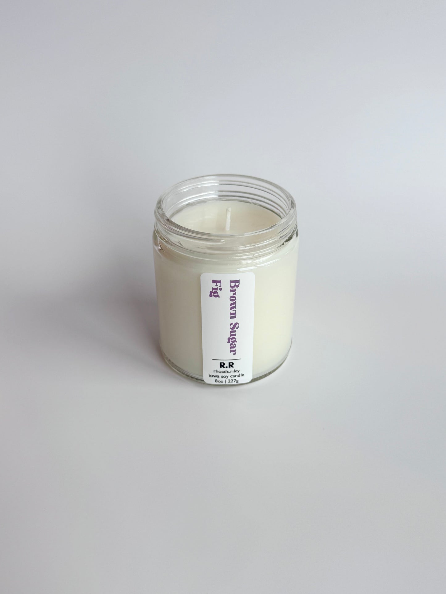 Brown Sugar Fig 8 oz Candle | Soy Candle