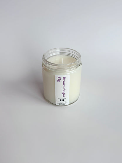 Brown Sugar Fig 8 oz Candle | Soy Candle
