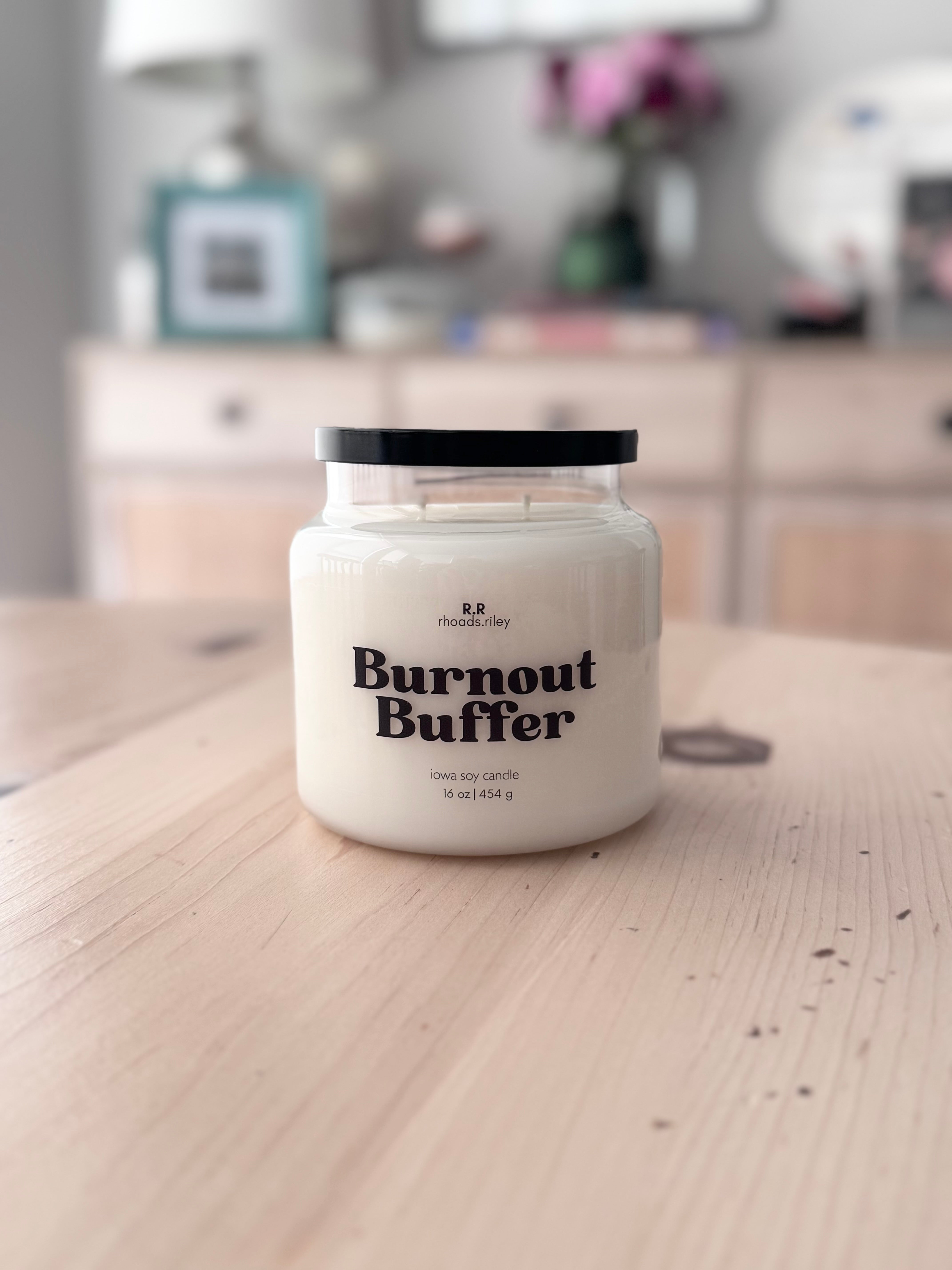 Burnout Buffer - 16oz Candle – rhoads.riley