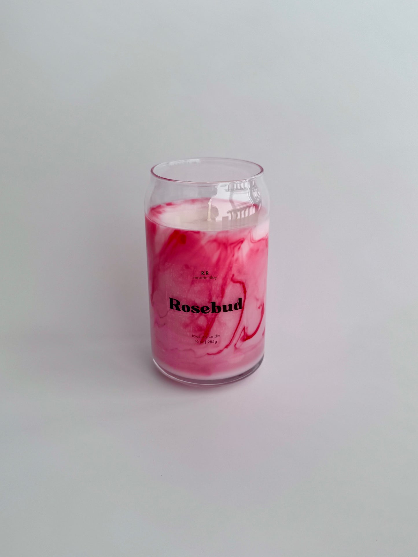 Rosebud 10 oz Soy Candle | Marbled | Valentine's Day