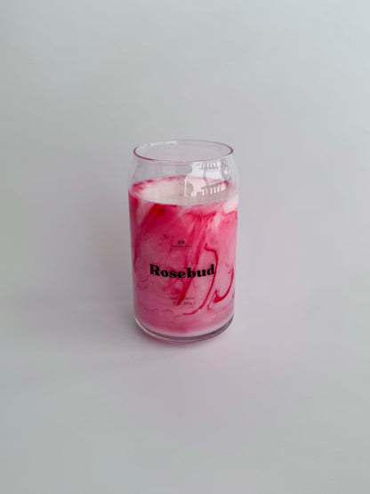 Rosebud 10 oz Soy Candle | Marbled | Valentine's Day