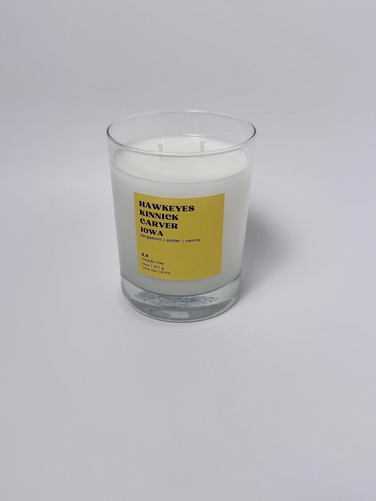 11 oz Soy Candle - Iowa Theme Colorful Label