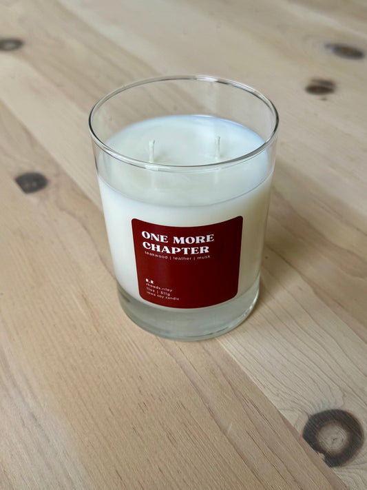 11 oz Soy Candle - One More Chapter