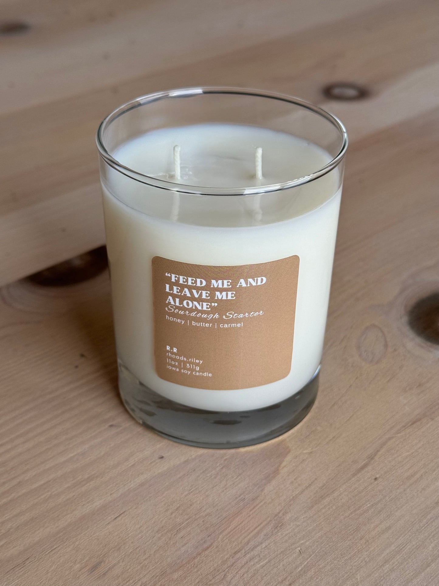 Feed Me & Leave Me Alone - Sourdough Starter Candle | 11 oz