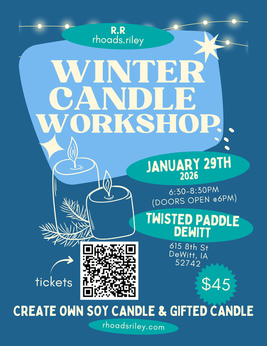 Twisted Paddle - Candle Workshop Class - Jan 29th