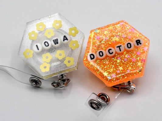 Hex Custom Badge Reel