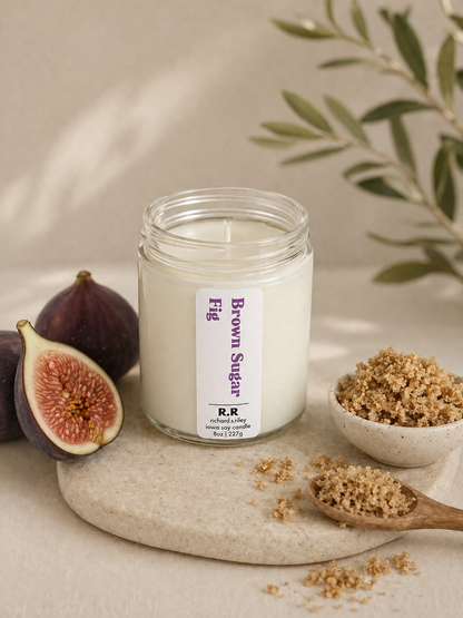 Brown Sugar Fig Candle | Soy Candle