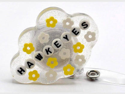 Large Cloud Shape Badge Reel